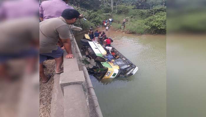 bus falls into canal in West Godavari