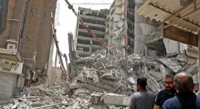 South Iran building collapse