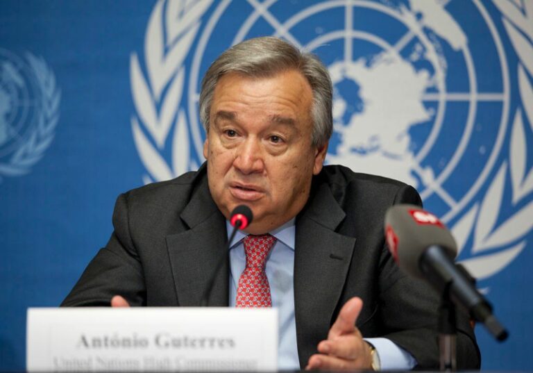 UN Secretary-General Antonio Guterres : சுற்றுச்சூழல் பாதிப்பு உலகை அழிவின் பாதைக்கு இட்டுச் செல்கிறது: ஐ.நா.பொதுச் செயலாளர் அன்டோனியோ குட்டெரெஸ்