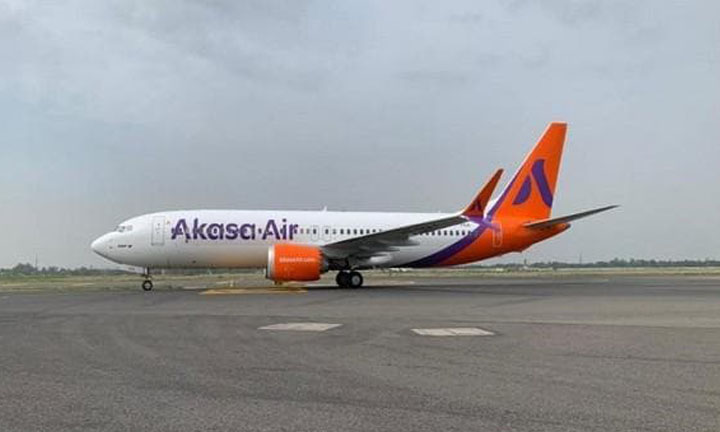 Newest airline ‘Akasa Air’ launched: சென்னையில் ‘ஆகாசா ஏர்’ புதிய விமான சேவை தொடக்கம்