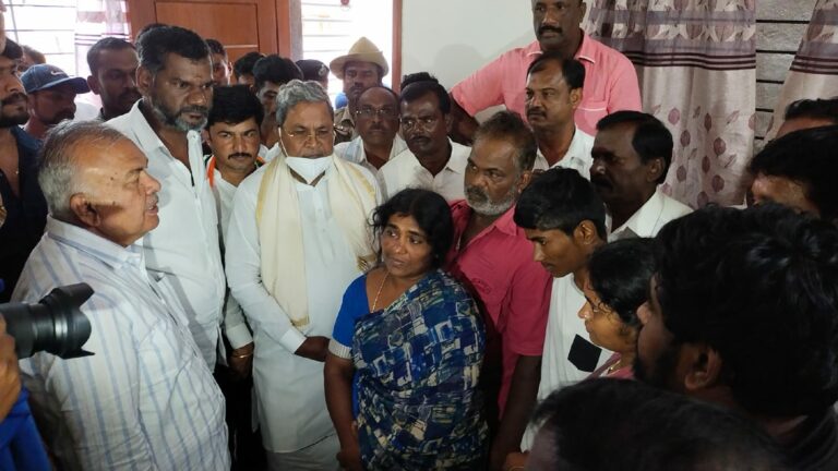 Opposition leader Siddaramaiah : பெங்களூரில் சேதமடைந்த பகுதிகளை பார்வையிட்ட எதிர்க் கட்சித் சித்தராமையா