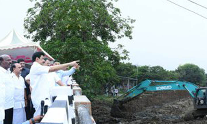 Chief Minister inspects flood prevention works: சென்னையில் வெள்ளத் தடுப்புப் பணிகளை முதல்வர் ஆய்வு