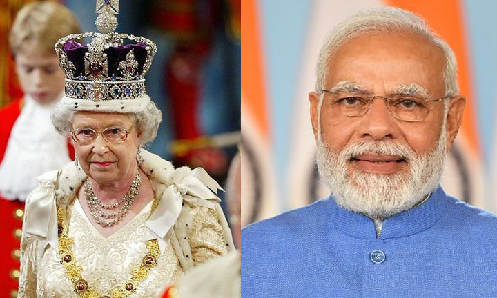 Prime Minister condoles death of Queen of England: இங்கலாந்து ராணியின் மறைவிற்கு பிரதமர் இரங்கல்