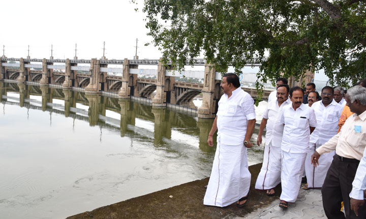 Minister KN Nehru inspects Mettur Dam: மேட்டூர் அணையில் அமைச்சர் கே.என்.நேரு ஆய்வு