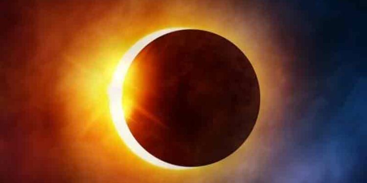 Solar eclipse : சூரிய கிரகணம் தெரியும் பகுதிகளில் கடுமையான வெள்ளம்: தத்தளிக்கும் மக்கள்
