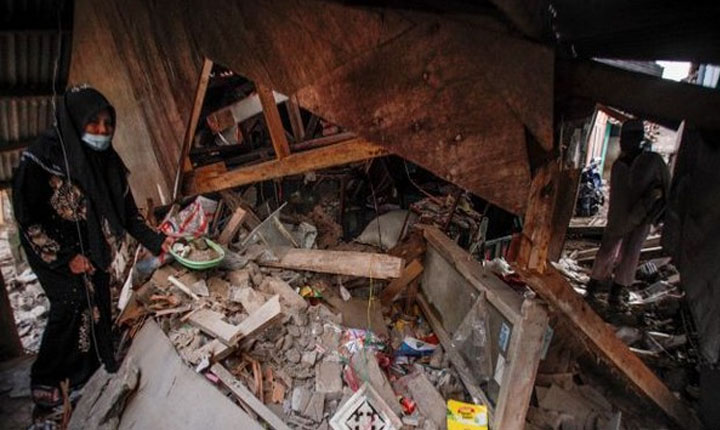 Indonesia Earthquake: இந்தோனேசியா ஜாவா தீவில் நிலநடுக்கம்: பலி எண்ணிக்கை 162 ஆக அதிகரிப்பு