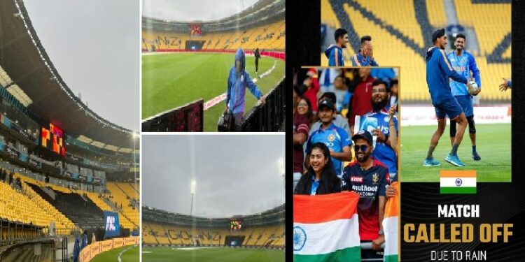 India Vs New Zeeland match cancelled: இந்தியா Vs நியூசிலாந்து டி20 தொடர்: மழையால் முதல் போட்டி ரத்து