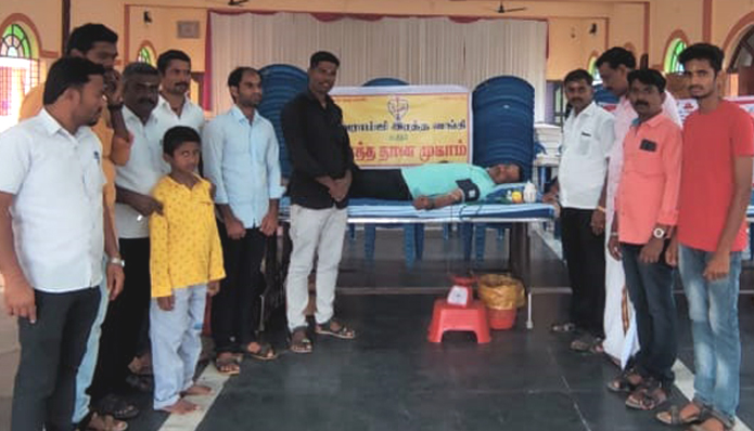 Blood Donate Camp: இண்டூரில்சுவாமி விவேகானந்தர் பிறந்த நாளை முன்னிட்டு 15வது ஆண்டு இரத்ததானம் முகாம்