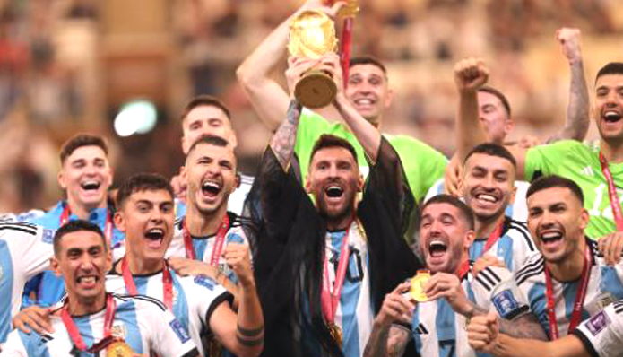 Argentina Win Fifa World Cup: உலக கோப்பை கால்பந்து போட்டியில் வெற்றி பெற்ற அர்ஜென்டினா