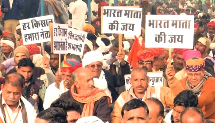 Farmers Protest Again In Delhi: டெல்லியில் 4 அம்ச கோரிக்கையை வலியுறுத்தி ஒரு லட்சம் விவசாயிகள் போராட்டம்