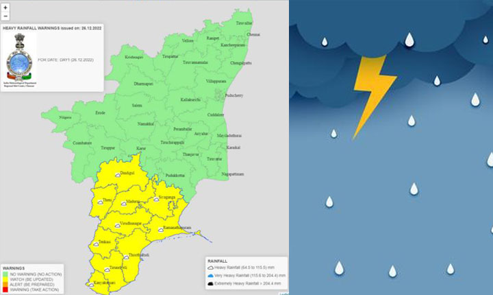 Heavy rain in 10 districts today: 10 மாவட்டங்களில் இன்று கனமழை