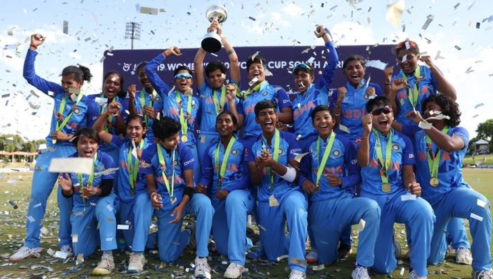 ICC Women’s Under-19 T20 World Cup: மகளிர் டி-20 கிரிக்கெட்: உலகக்கோப்பையை வென்ற இந்திய அணி