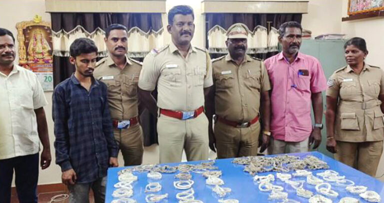 Jewelry shop Manager Arrested: 10 கிலோ வெள்ளி திருட்டு: நகைக் கடையின் மேலாளர் அதிரடி கைது